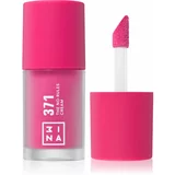 3INA The No-Rules Cream večnamensko ličilo za oči, ustnice in obraz odtenek 371 - Electric hot pink 8 ml