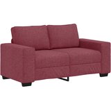  3-dijelni set sofa s jastucima, tkanina boje vina | Shoptok.si