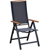 Gardenson VRTNA GARNITURA SIENA aluminij barve grafita, siva | Shoptok.si