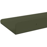  Ležeča polica 2 pcs Oljčno zelena 60 x 8,5 x 2,5 cm Jeklo, (5000201261) | Shoptok.si