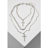 Urban Classics Accessoires Silver necklace with cross layering Cijene