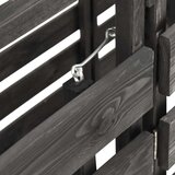 Spremište za tri kante za smeće 210x75x121 cm obojena borovina | shoptok.hr