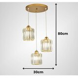 Luster na sajli BELLA 3xE27/40W/230V zlatna | Eponuda.com