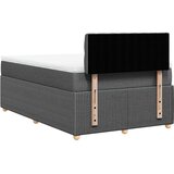  Krevet s oprugama i madracem tamnosivi 120 x 200 cm od tkanine | shoptok.hr