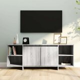 vidaXL TV omarica siva sonoma 130x35x50 cm iverna plošča | Shoptok.si