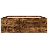  Posteljni okvir dimljeni hrast 140x190 cm inženirski les | Shoptok.si