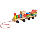 Lean Toys leseni vlakec na vrvici s kockami iso | Shoptok.si