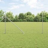 vidaXL Ograda za polje 1.4x25 m Pocinčani čelik | shoptok.hr