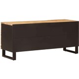 TV ormar s policom Smeđa 105 x 33 5 x 46 cm Čvrsto drvo manga | shoptok.hr
