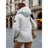 Resti Women's Quilted Jacket with Hood and Cuffs on Sleeves Silent Ridge | Shoptok.si