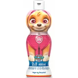 Nickelodeon Paw Patrol Shower Gel & Shampoo gel za prhanje in šampon 2v1 za otroke Skye 400 ml