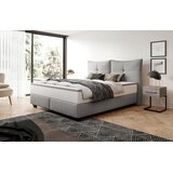 Esposa BOXSPRING POSTELJA 180 cm x 200 cm , usnje siva Slike