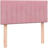 Box spring krevet s madracem ružičasti 80 x 220 cm baršunasti | shoptok.hr