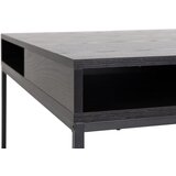 Actona Crni stolić za kavu s pločom stola u dekoru jasena 80x80 cm Willford – | shoptok.hr