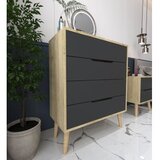 Hanah home komoda flora sapphire oak anthracite | Eponuda.com