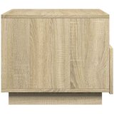  Stolić za kavu s LED svjetlima boja hrasta sonome 50x49x40 cm | shoptok.hr