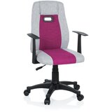 MID.YOU Mladinski Vrtljivi Stol Kiddy Extra, Siva, Roza | Shoptok.si