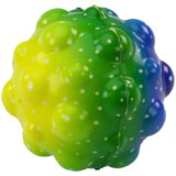 Lopta za gnječenje i skakanje sa zakovicama u šarenim bojama 6,5 ​​cm | shoptok.hr