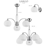Jupiter 1132 - LO5 - Viseće svetlo LARGO 5xE27/60W/230V | Eponuda.com