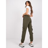 RUE PARIS Sweatpants-RV-DR-7461.03-khaki | Shoptok.si