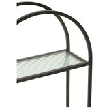 Premier Housewares Crna/u prirodnoj boji metalna polica s više razina 35 cm Mataram – | shoptok.hr