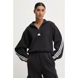 Adidas Pulover Future Icons ženski, črna barva, IW5244