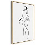  Slika - Exotic Dance (1 Part) vertical 40x60 U prirodnom drvenom okviru | shoptok.hr