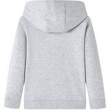  Dječja majica s kapuljačom siva prošarana i narančasta 140 | shoptok.hr