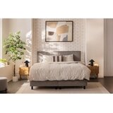 Bonami Selection Smeđe-sivi boxspring krevet s prostorom za odlaganje 160x200 cm Elva Bold – | shoptok.hr