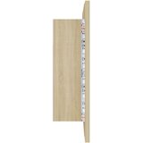  Kupaonski ormarić s ogalom boja hrasta 60x12x45 akrilni | shoptok.hr