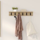 vidaXL Vješalica za kapute na zidu sonoma hrast 60 x 10.5 x 10.5 cm | shoptok.hr