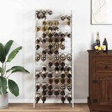  Stalak za vino za 96 boca bijeli metalni | shoptok.hr