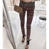 Gemre Green Patterned Pants Lévesque | Shoptok.si