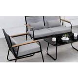 Gardenson Lounge Garnitura Paxos, 4-Delni Set, Antracit | Shoptok.si