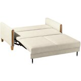 Niels Andersson ZOFA S POSTELJNO FUNKCIJO, krem barve, barve bukve les, tekstil | Shoptok.si