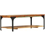  Stolić za kavu s policom od obnovljenog drva 100 x 60 x 35 cm | shoptok.hr