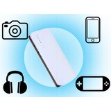  10000mah prenosna baterija led in 3x usb 2.1 powerbank bel | shoptok.hr