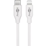 Goobay USB-C bel 2m napajalni in sync MFi kabel za Apple | Shoptok.si
