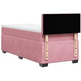 Box spring krevet s madracem ružičasti 90x190 cm baršunasti | shoptok.hr