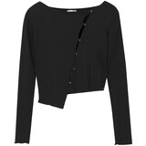 Pull&Bear Majica črna | Shoptok.si