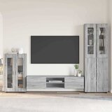  Set TV komoda FLORIN 3 pcs Siva Sonoma Konstruirano drvo | Eponuda.ba