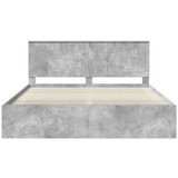  okvir za krevet beton 180 x 200 cm čvrsto borovo drvo | shoptok.hr