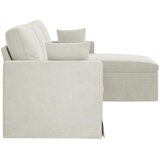 SOFA Krema 228 x 134 x 80 cm Baršun | shoptok.hr