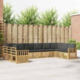  Set vanjskih sofa 7 pcs Bijela i Antracit 363 x 187,5 x 73 cm | shoptok.hr