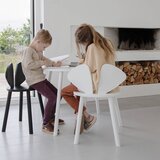 Nofred® lesena otroška mizica in stolček mouse school black (6-10 let) | Shoptok.si