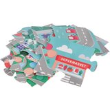 Drvena blokovi City 115 kom + Razvrstivač | shoptok.hr