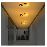 Opviq Črna LED stropna svetilka 33x46 cm Moon – | Shoptok.si