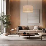 Candellux Lighting Bež viseća svjetiljka s tekstilnim sjenilom ø 40 cm Shanti – | shoptok.hr