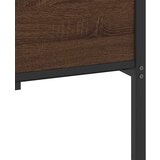  Posteljni okvir brez vzmetnice rjavi hrast 107x203 cm inž. les, (21829449) | Shoptok.si