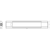 Osram LINEAR EDGE LED svetlo za montažu ispod ormarića, prigušiva sa senzorom, LED/4W/230V 30 cm, crno | Eponuda.com